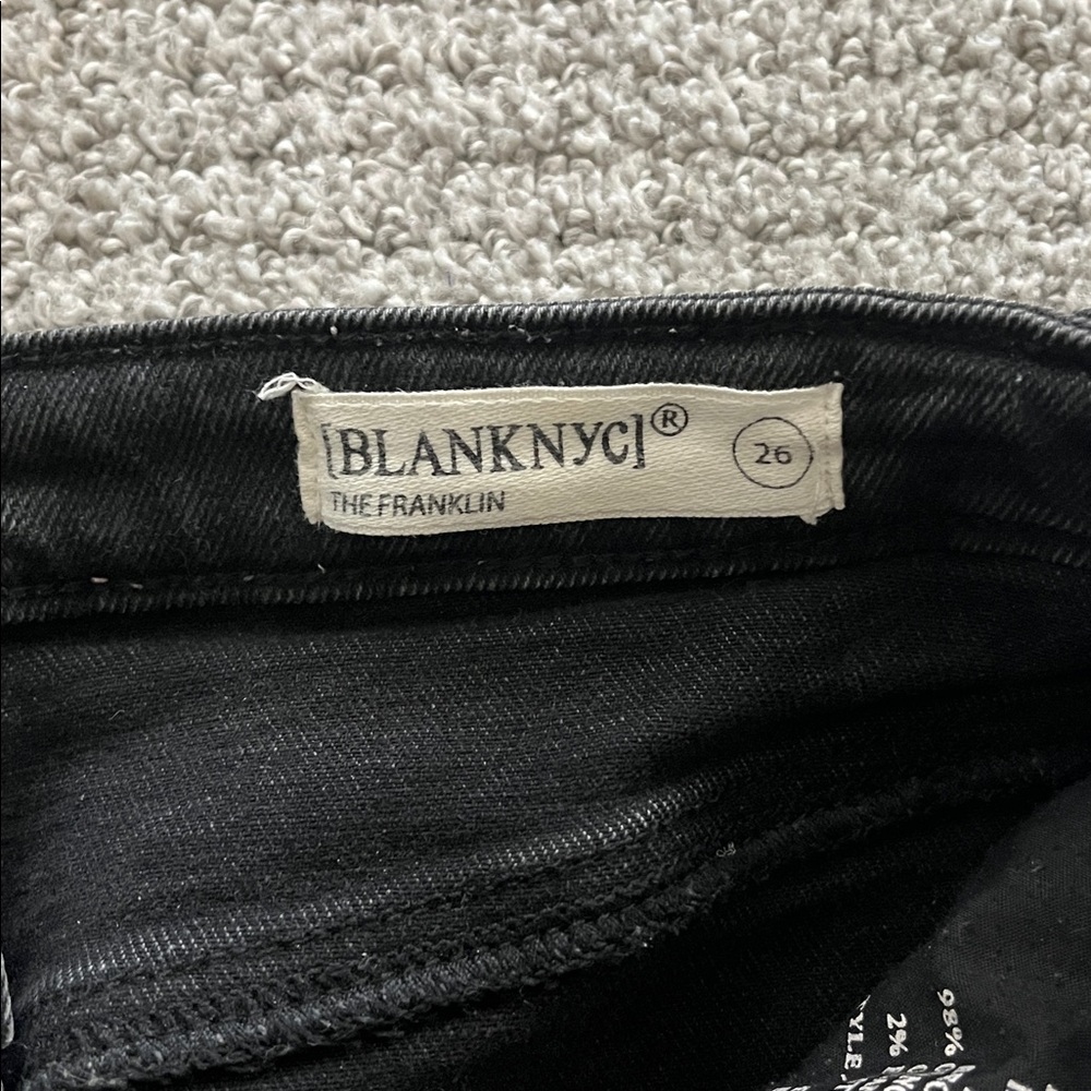 Blank NYC The Franklin Ribcage Wide Leg Jeans - Picture 2 of 6